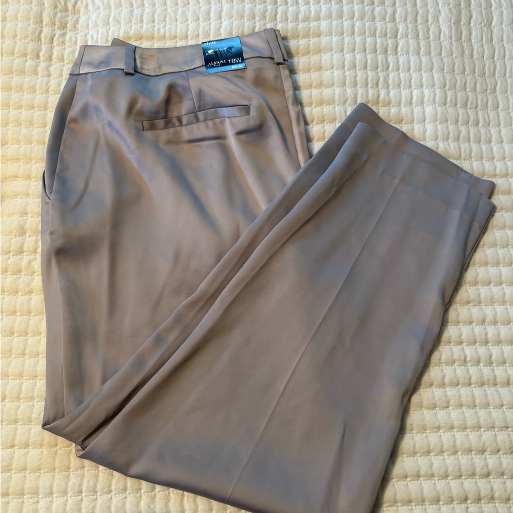 NWT ALFANI SATIN DRESS PANTS